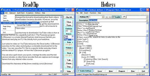 ReadClip with Hotkeys Screenshot